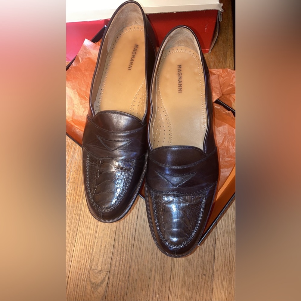 Magnanni Ostrich Brown, 11.5B